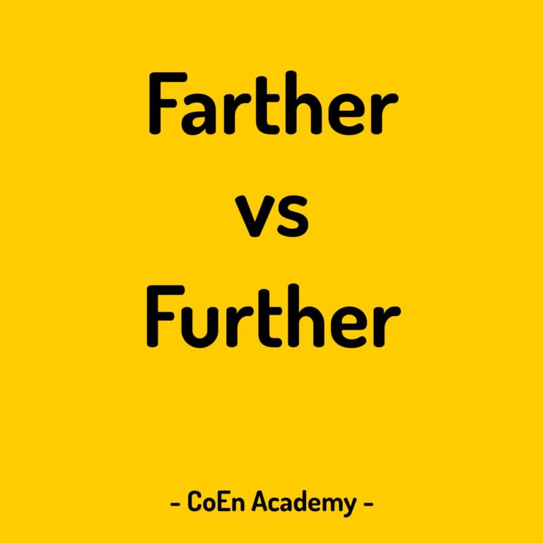 farther vs further