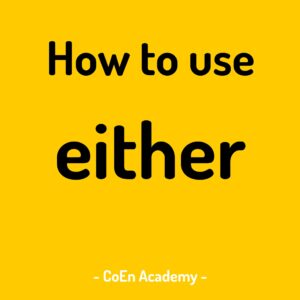 How to use Either