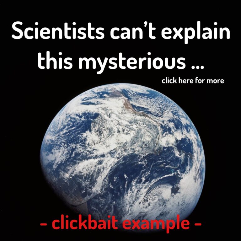 An example of clickbait.