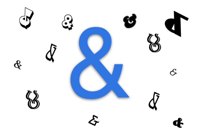 the ampersand in all its glory